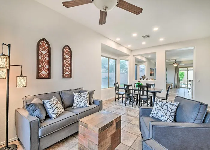 Patio & Fire Pit: Family Retreat In Cave Creek!